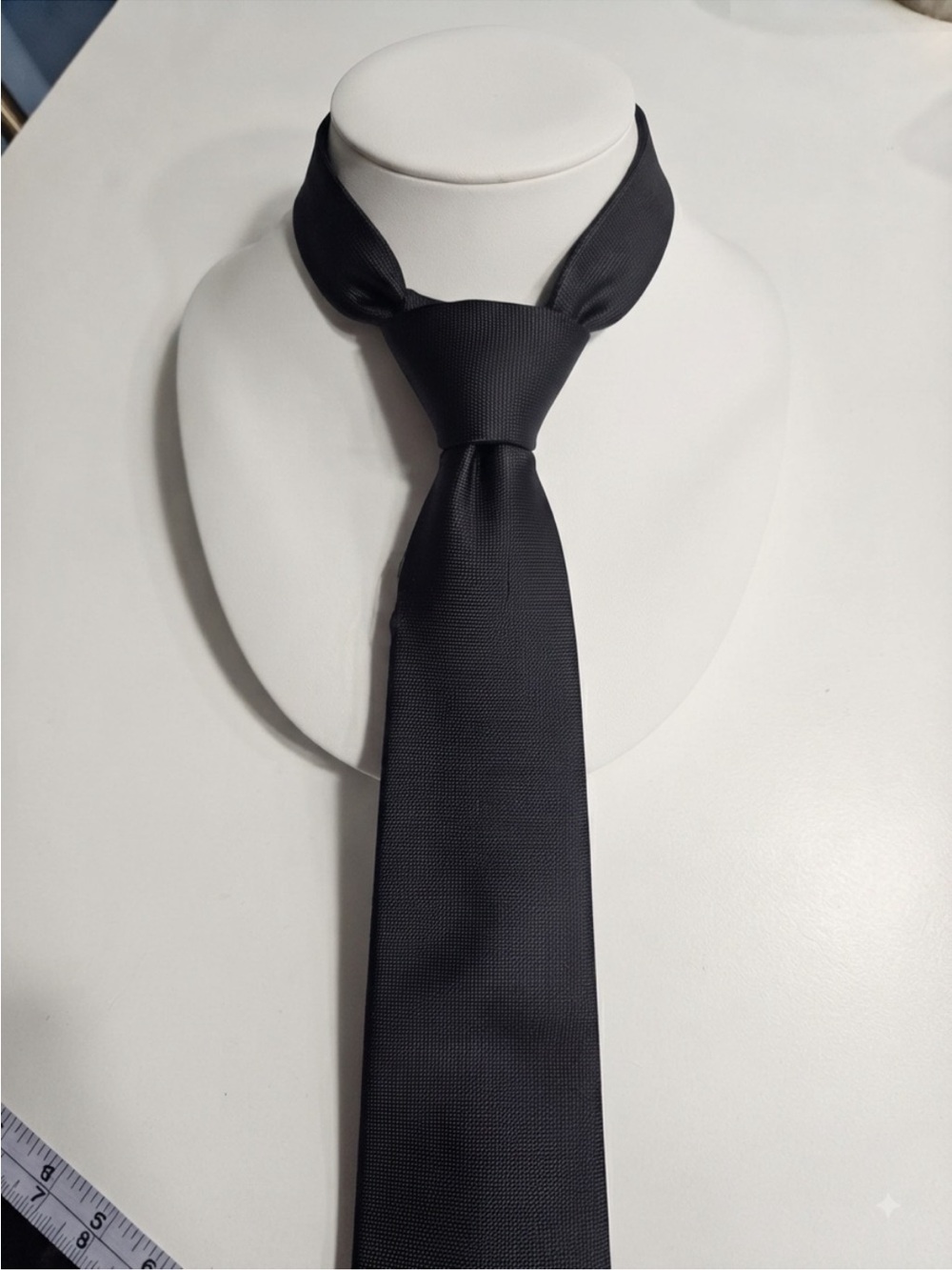 NWT Calvin Klein black textured formal necktie